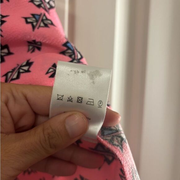 Sandro Printed Pink and Black mini Y2K Skirt - Picture 6 of 8